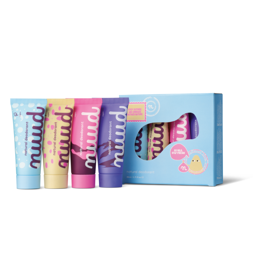 Nuud Deo Family Adventure Pack 4x20ml