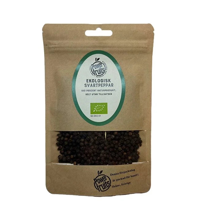 Powerfruits Svartpeppar Hel 200g (EKO)
