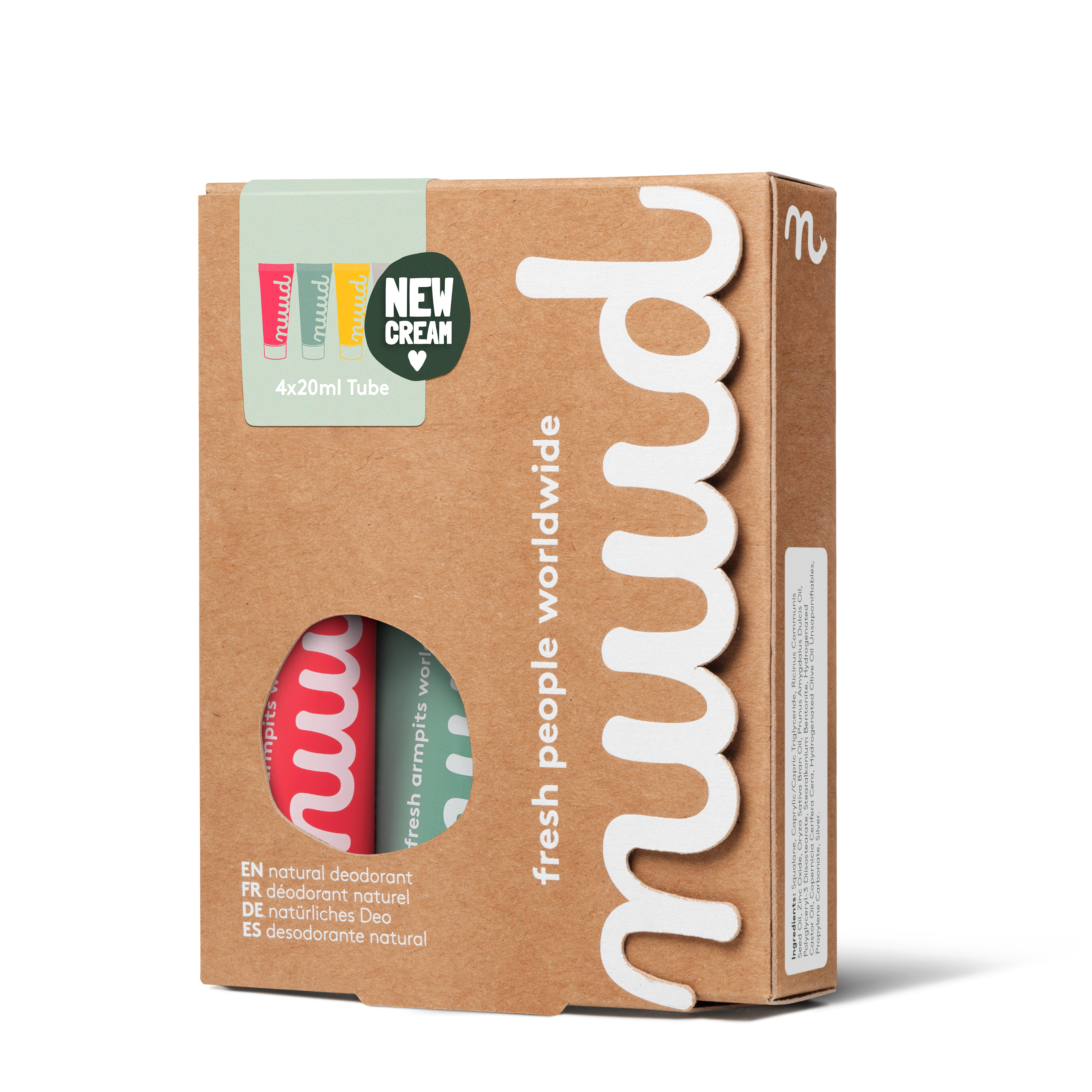 Nuud Deo Family pack 4x20ml