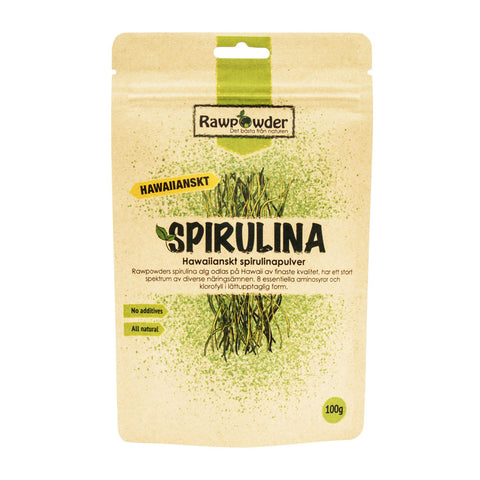 Ekologisk Spirulina - rawpowder 300 tabletter