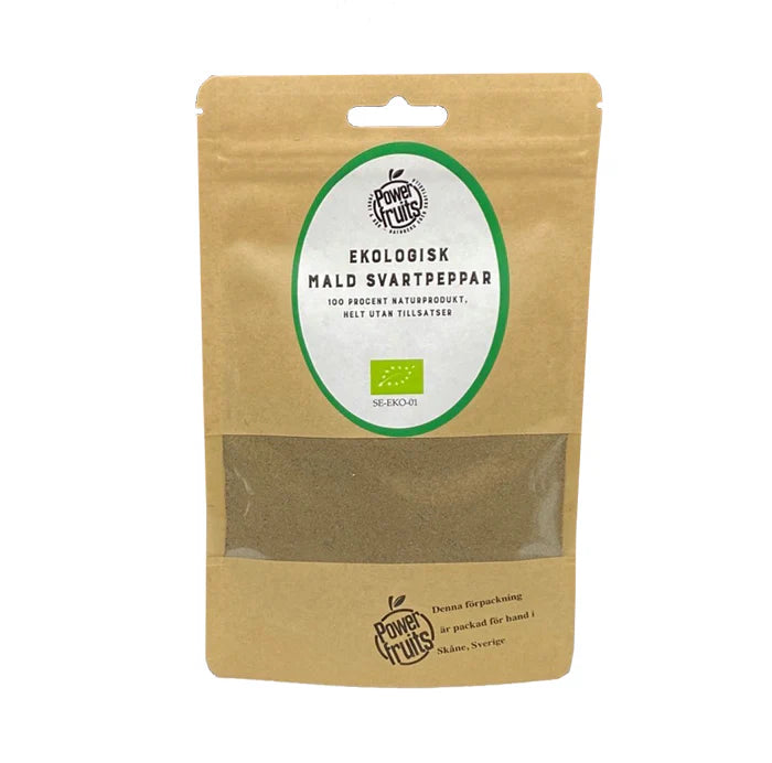 Powerfruits Svartpeppar Finmald 50g (EKO)