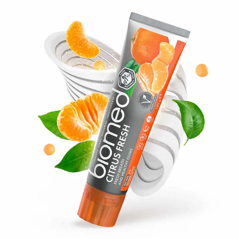 Biomed Citrus Fresh Tandkräm fluorfri 100 g