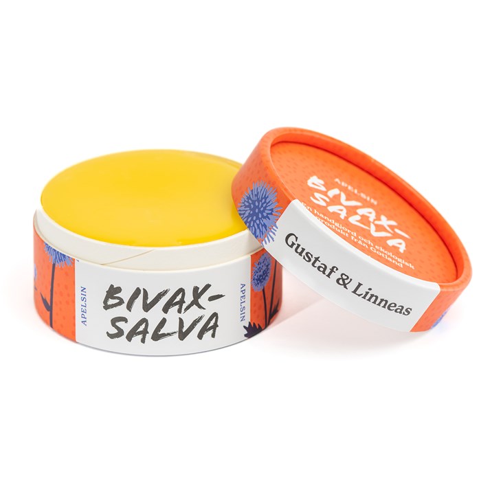 Gustaf & Linnea Bivaxsalva med apelsin 60 g