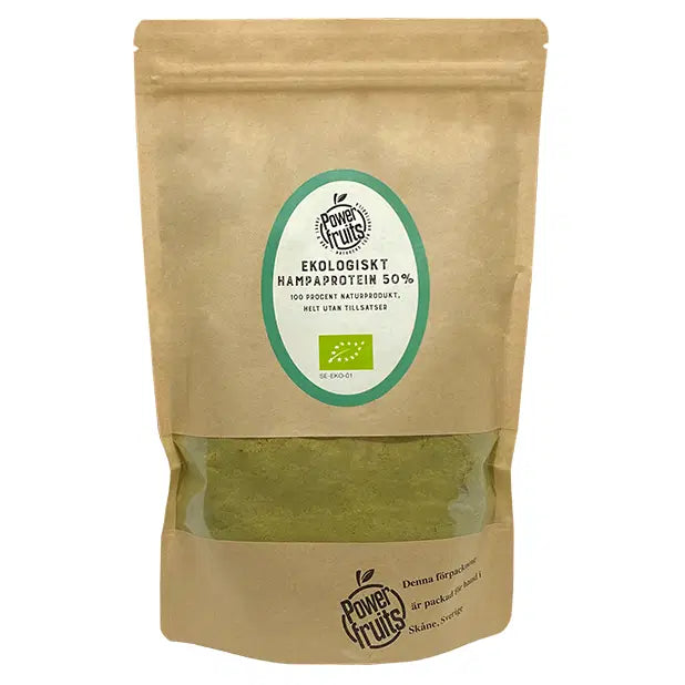 Powerfruits Hampaprotein 50% 500g (EKO)