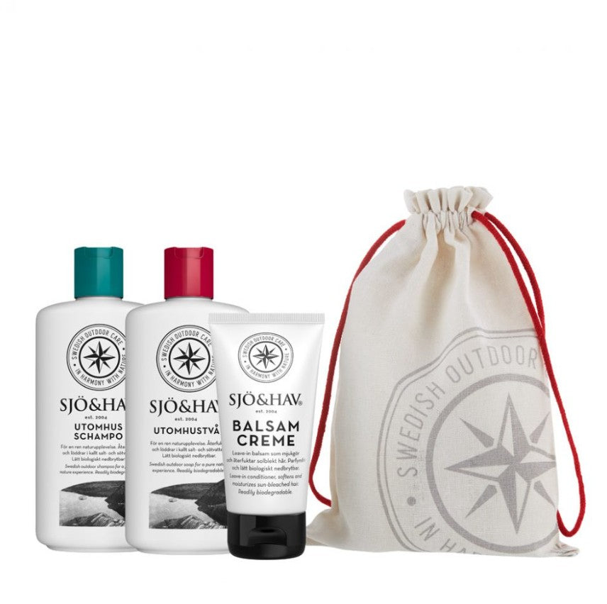 Sjö&Hav Sommarkit Nr.3 - Tvål, Schampo & Leave-in Balsam