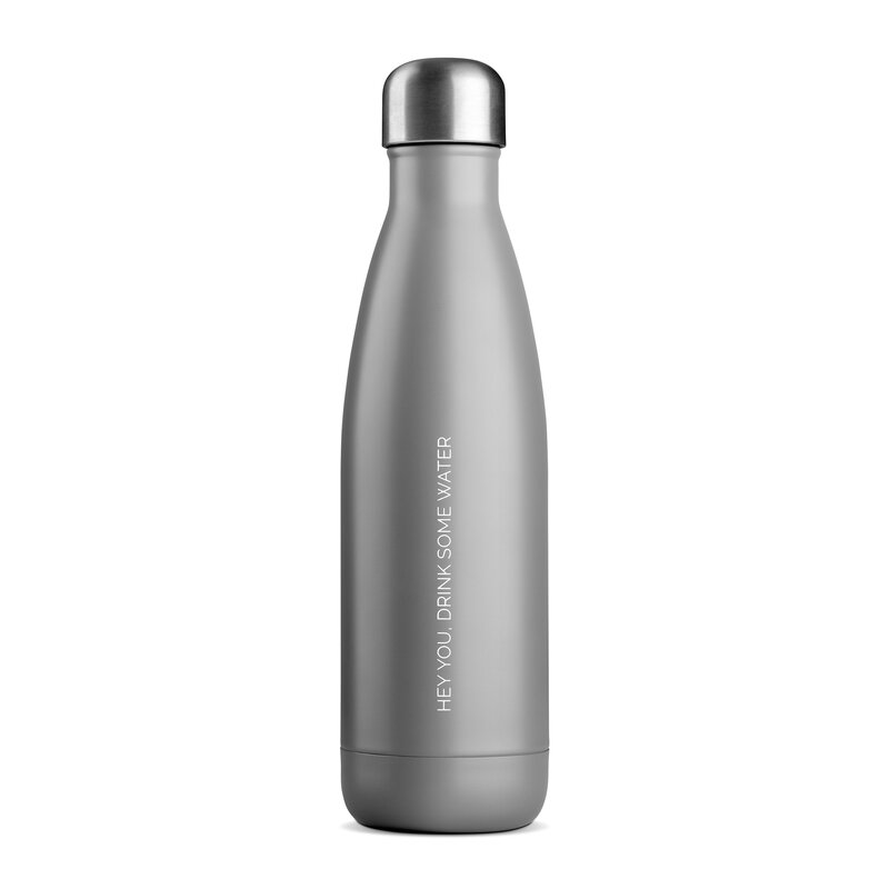 Vattenflaska Matte grey 500ml