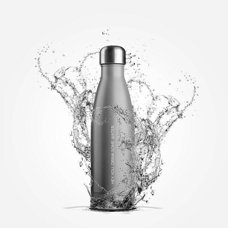 Vattenflaska Matte grey 500ml