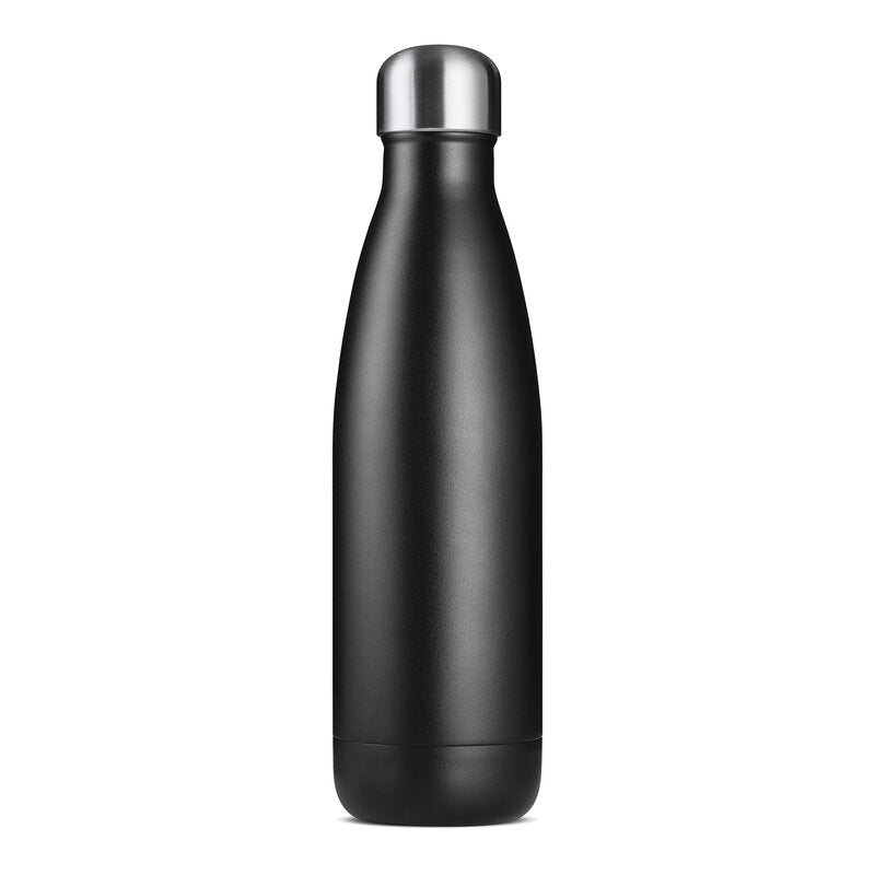 Vattenflaska Matte black 500ml