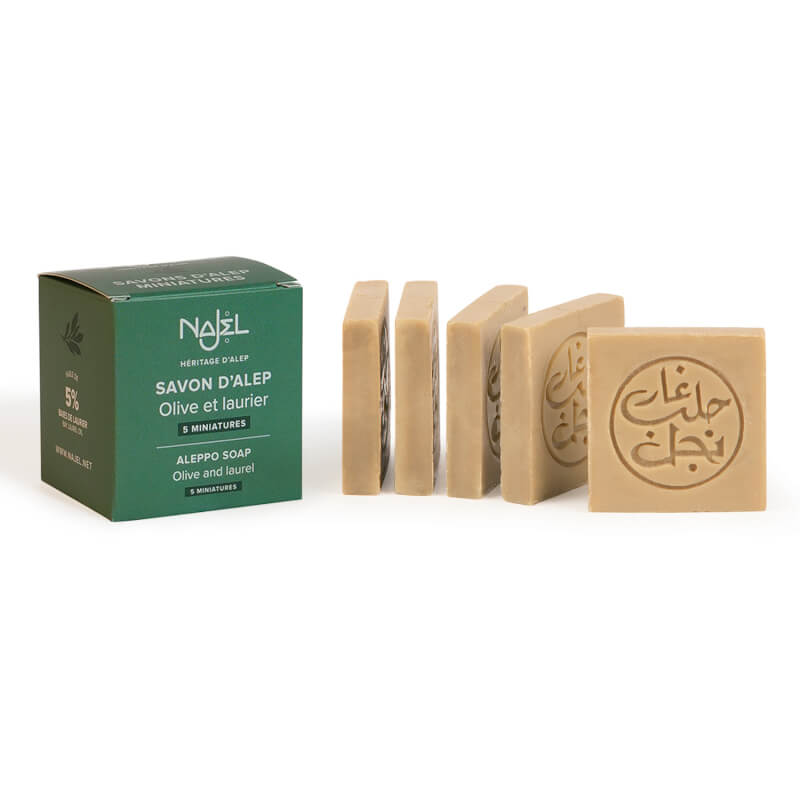 Najel Aleppotvål mini 5 x 20g