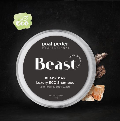 Beast Black OAK Luxury ECO Shampoo, 2 in 1 Hair & Body Wash - Dalarnas Ekobutik