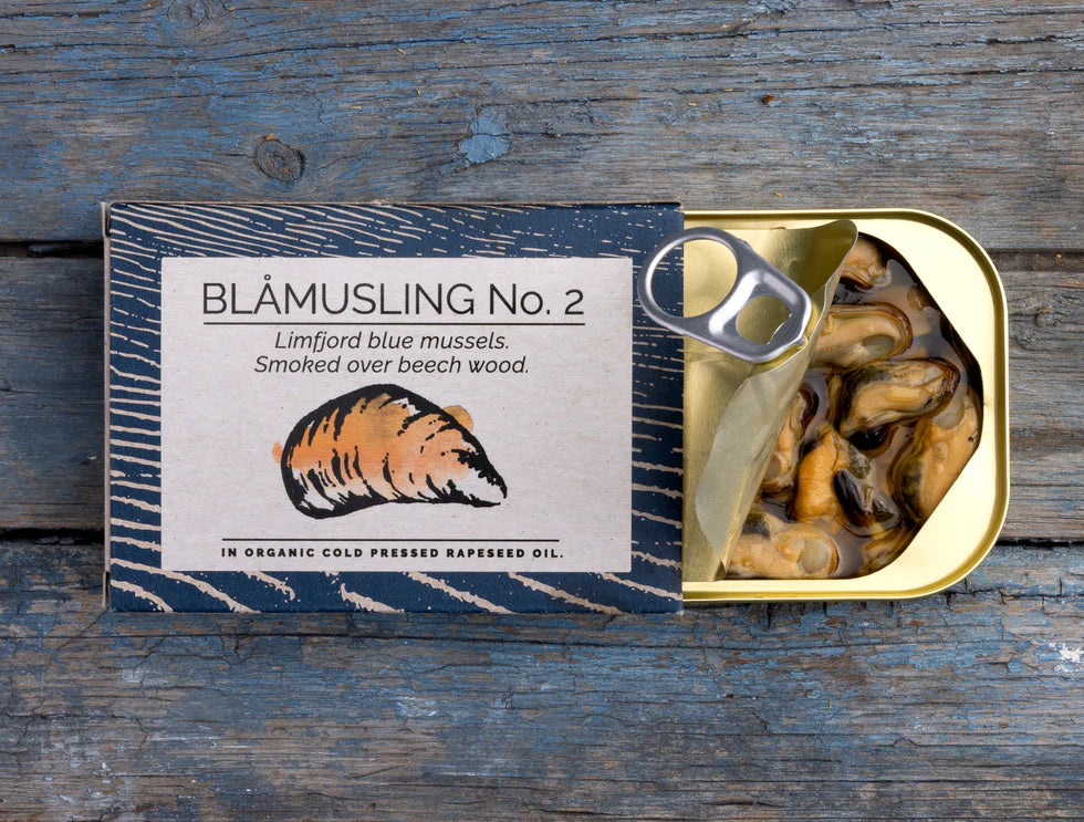 Fangst Rökta Blåmusslor 100g