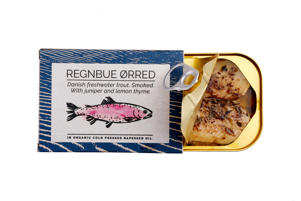 Fangst Dansk Regnbågsöring med Citrontimjan & Enbär 110g