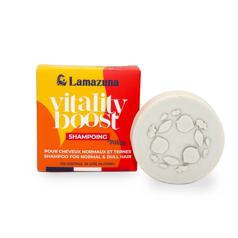 Lamazuna Schampokaka Vitality Boost för normalt hår 70ml