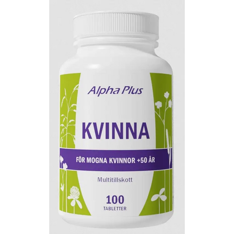 Alpha plus Kvinna, 100 tabletter Alpha plus