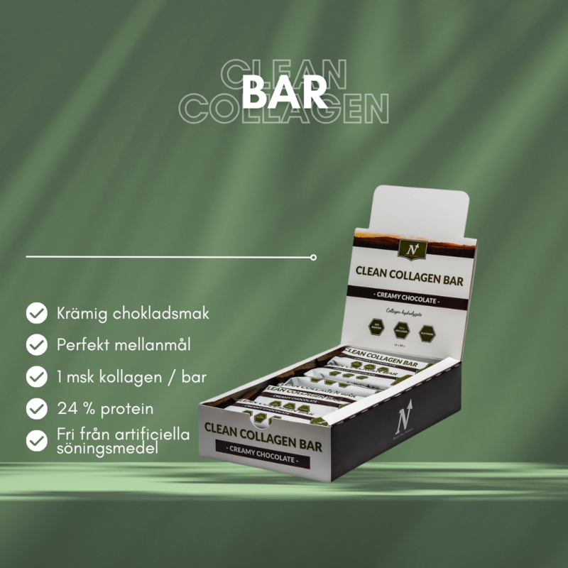 Nyttoteket Collagen Bar Creamy Chocolate 50g