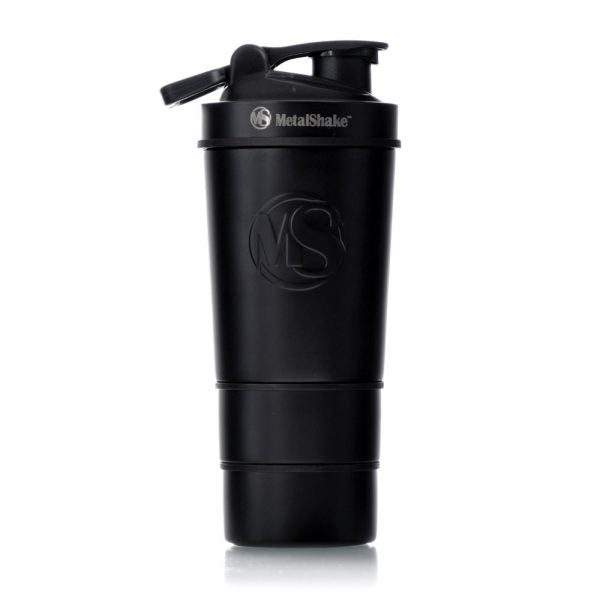 MetalShake Black Steel 600ml