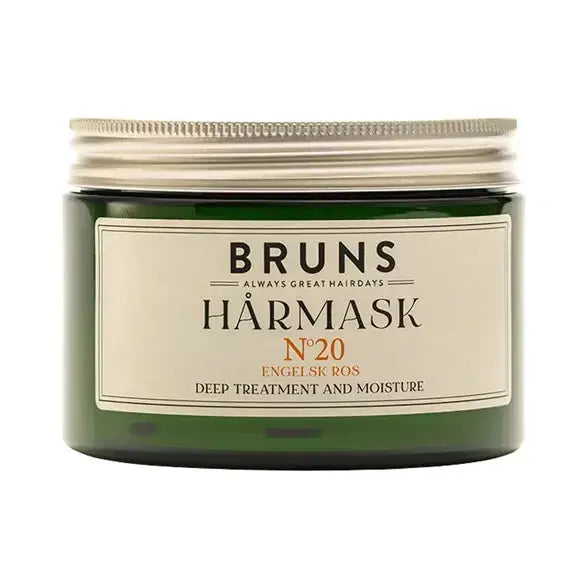 Bruns Products Hårmask Nº20 - Engelsk Ros, 350 ml Bruns products