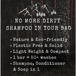Dalarnas Ekobutik Outdoor Shampoo 70 g 3 in 1; Schampo