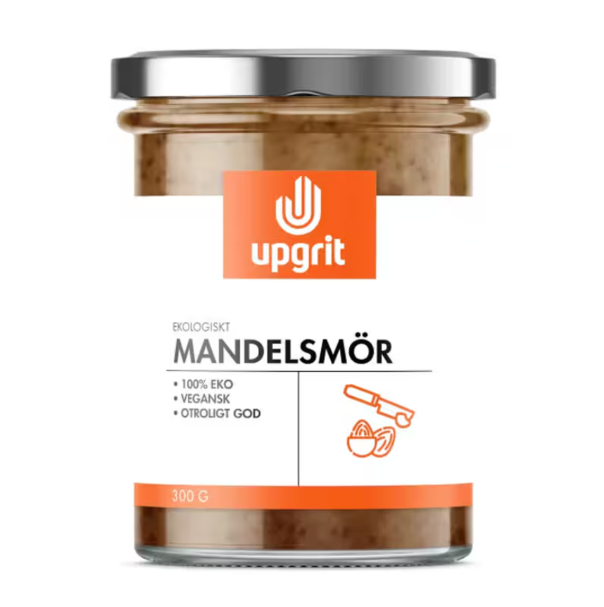 Uppgrit Ekologiskt Mandelsmör 300g