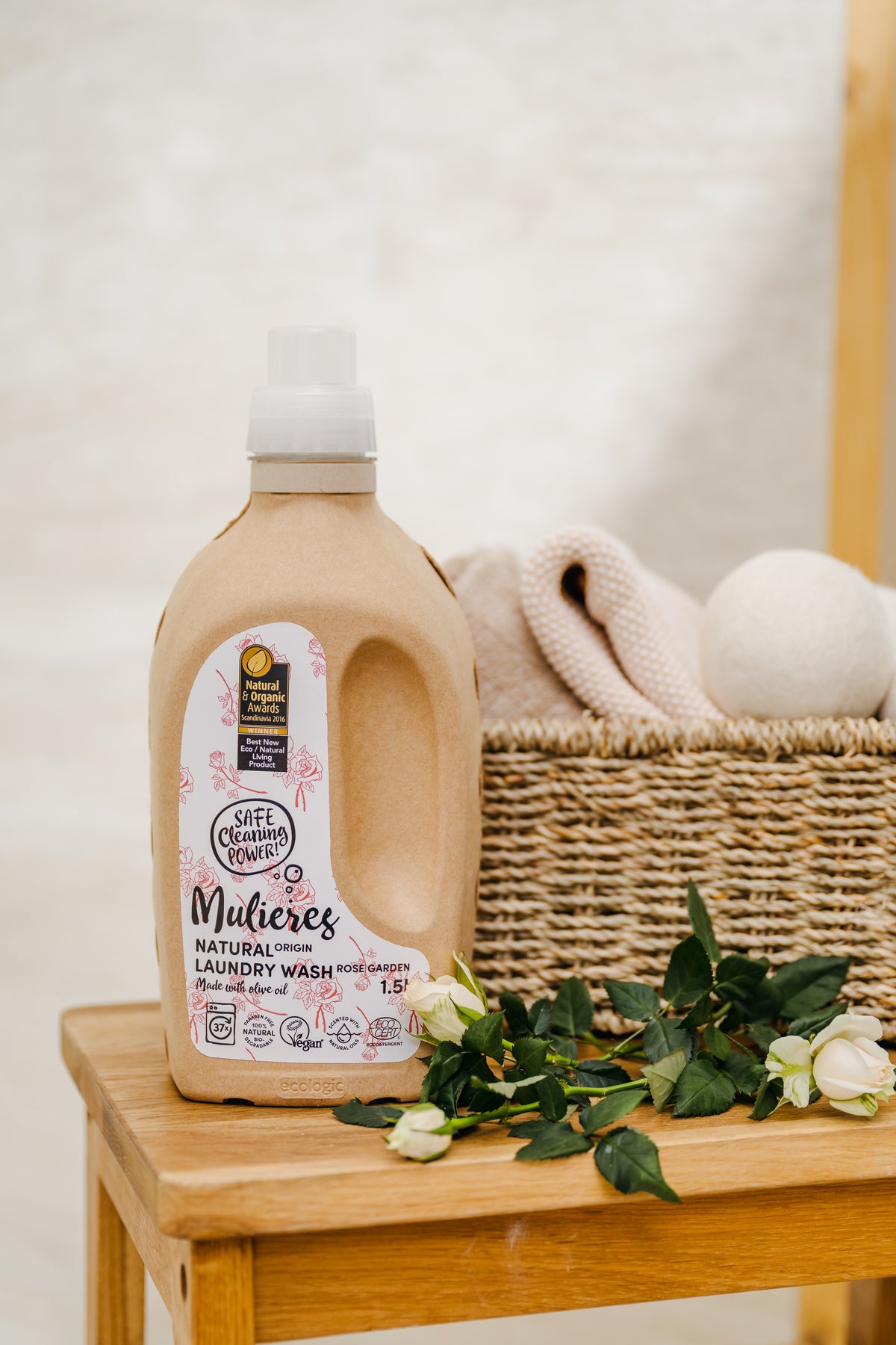 Mulieres Naturligt Tvättmedel Pure Unscented 1,5l