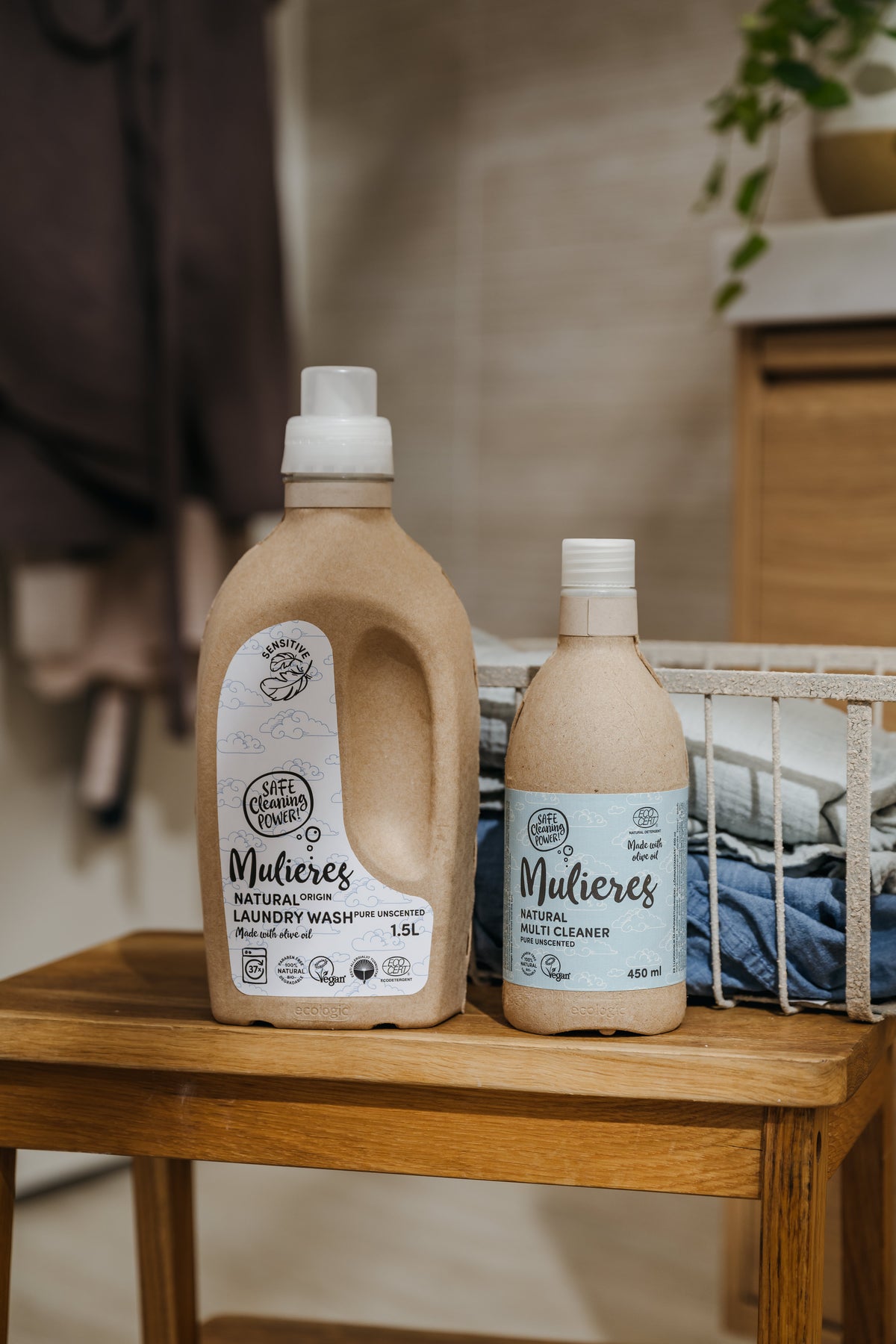 Mulieres Naturligt Tvättmedel Pure Unscented 1,5l