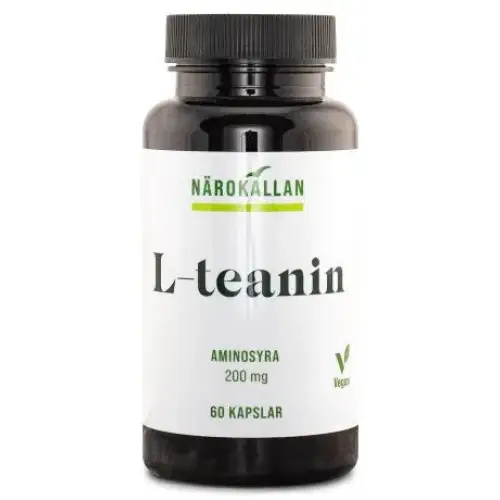 Närokällan L-Teanin 200 mg, 60 kapslar Teanin