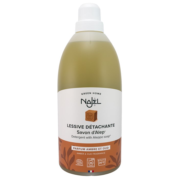 Najel Tvättmedel med Aleppotvål Amber & Oud 2L