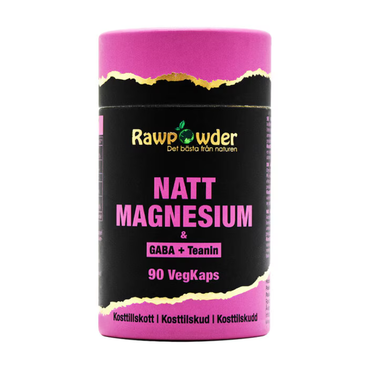 Rawpowder Natt Magnesium 90 kapslar
