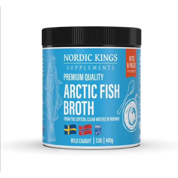 Nordic kings Arktisk Fiskbuljong Premium 400g - Vitaminer