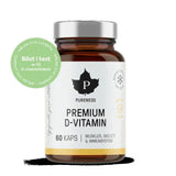 Premium D-Vitamin - 60 kapslar Pureness