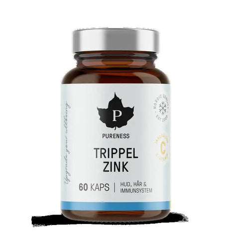 Trippel Zink - 60 kapslar Pureness